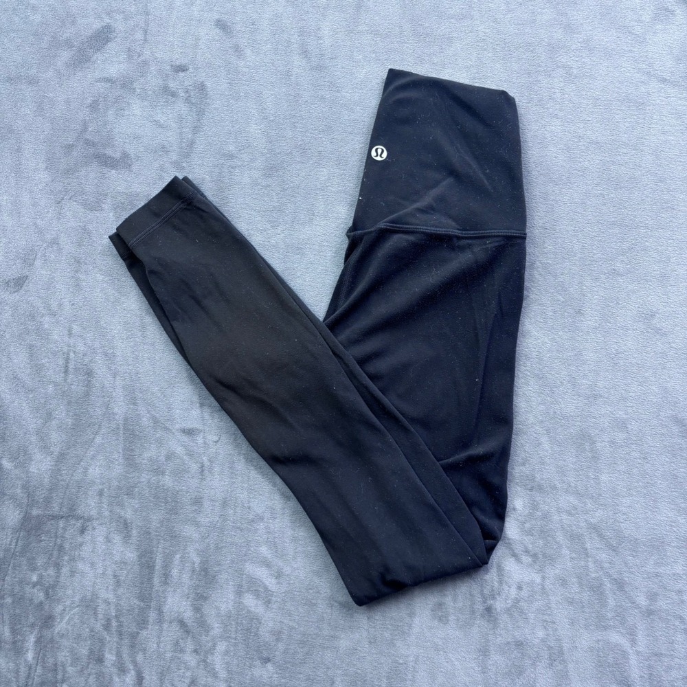 Lululemon Align High Rise Pant 28 Black Nulu Yoga Leggings Size 0